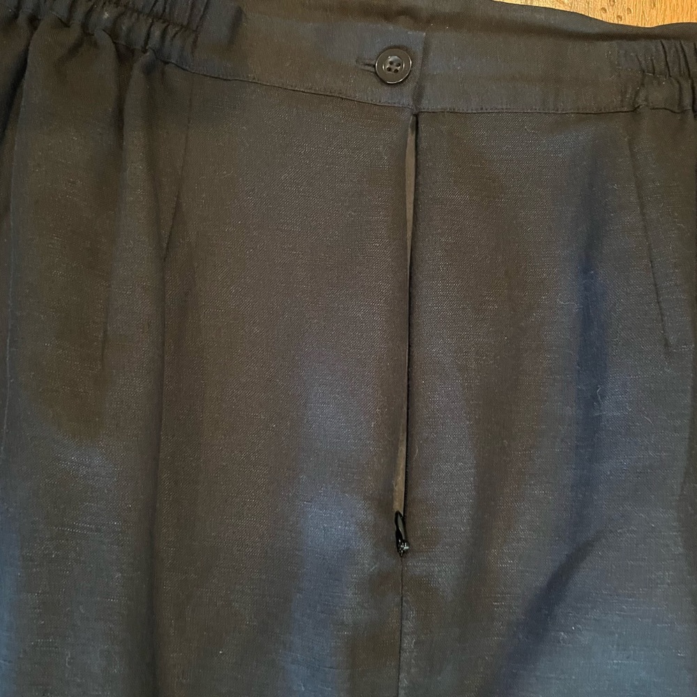 Linen Blend Skirt View 6